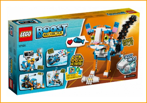 A készletekből Lego robotok építhetők. 