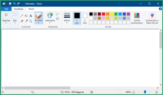A Windows 10 beépített rajzoló programja
